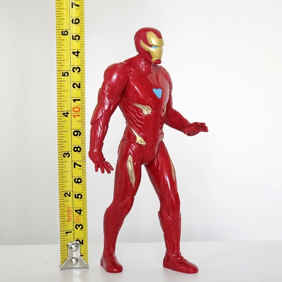 2017 Marvel Hasbro Iron Man Avengers Action Figure Toy, 6", Moving Arms, Rare - Picture 12 of 12
